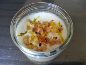 Mousses aux deux citrons et gingembre. 
<p>Un dessert facile et bon marché, une mousse aux saveurs rafraîchissantes.</p>
