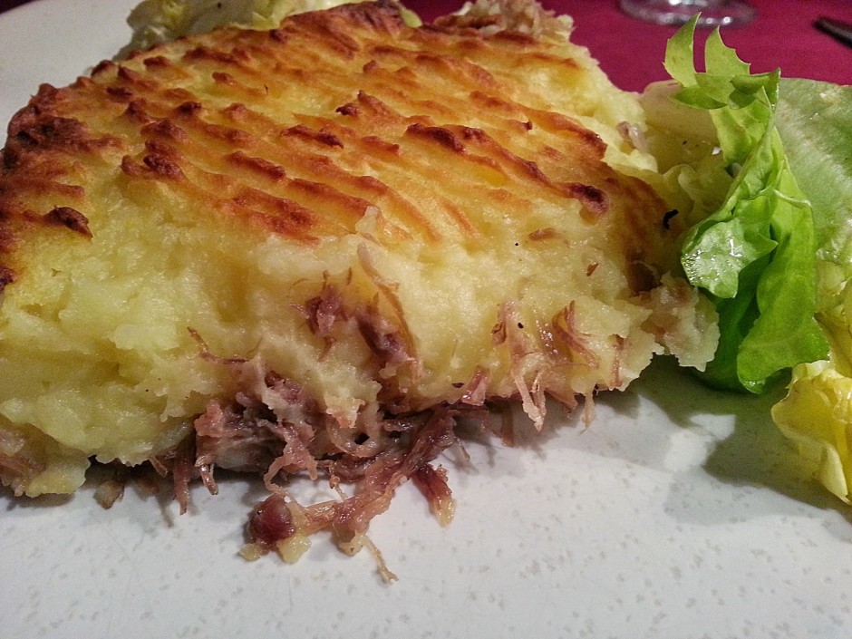 Hachis Parmentier de canard