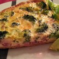 Quiche aux lardons et brocoli