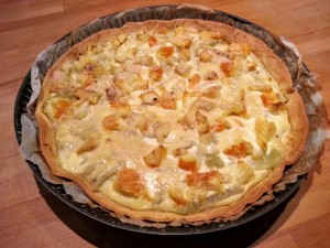 Tarte au fenouil et haddock