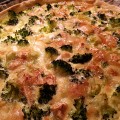 Tarte au brocoli et au Neufchâtel