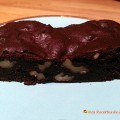 Brownie fondant aux noix