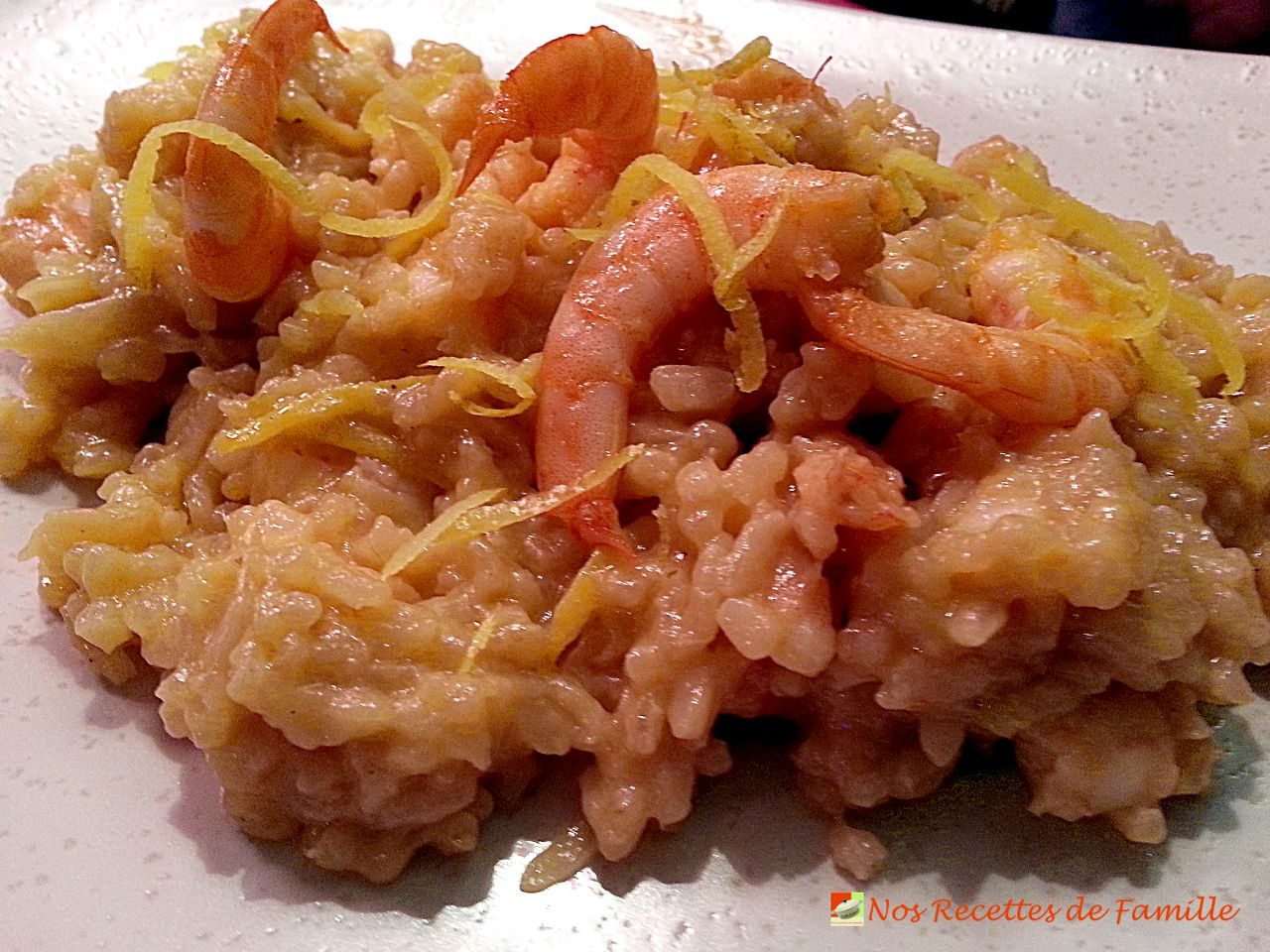 Risotto aux crevettes et citron