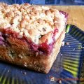Cake-crumble fraises et rhubarbe