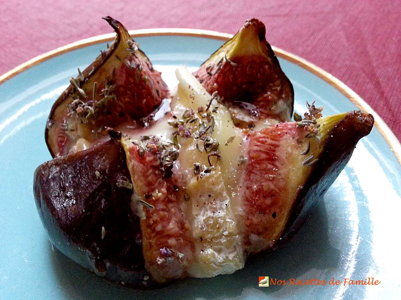 Figues rôties au chèvre miel et thym – Nos recettes de famille Recette Figues rôties toutes simples | 750g
