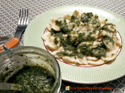 Pesto maison au basilic frais. 
<p>Tester le pesto maison, vous n’irez plus jamais en acheter.</p>
