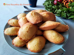 Madeleines au citron. 
<p>“Croquez ma bosse” dit la Madeleine !</p>
