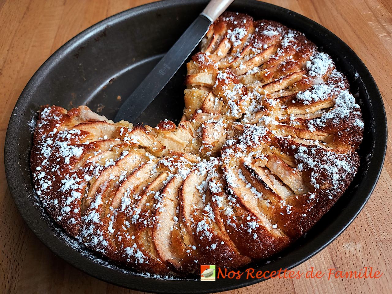 Gâteau aux pommes à l'ancienne